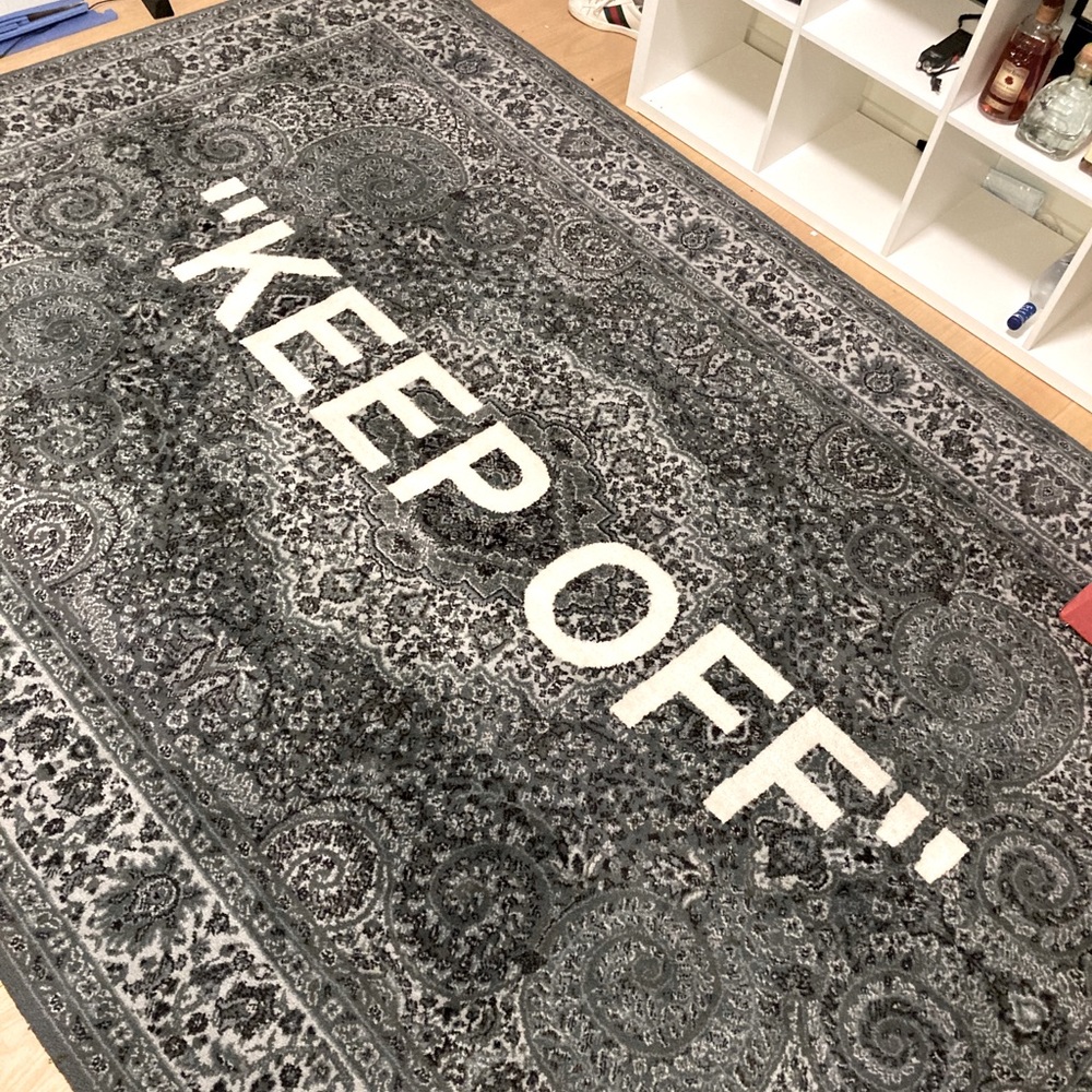 Off White Virgil Abloh “Keep Off” IKEA Collab